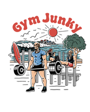 Load image into Gallery viewer, Gym Junky Prints - white shirt