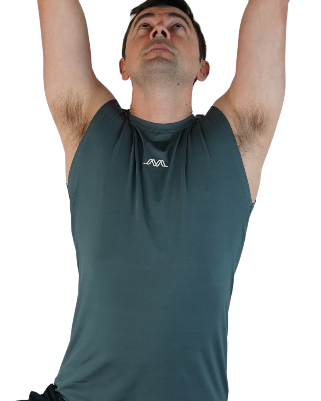 Men's dark slate tank